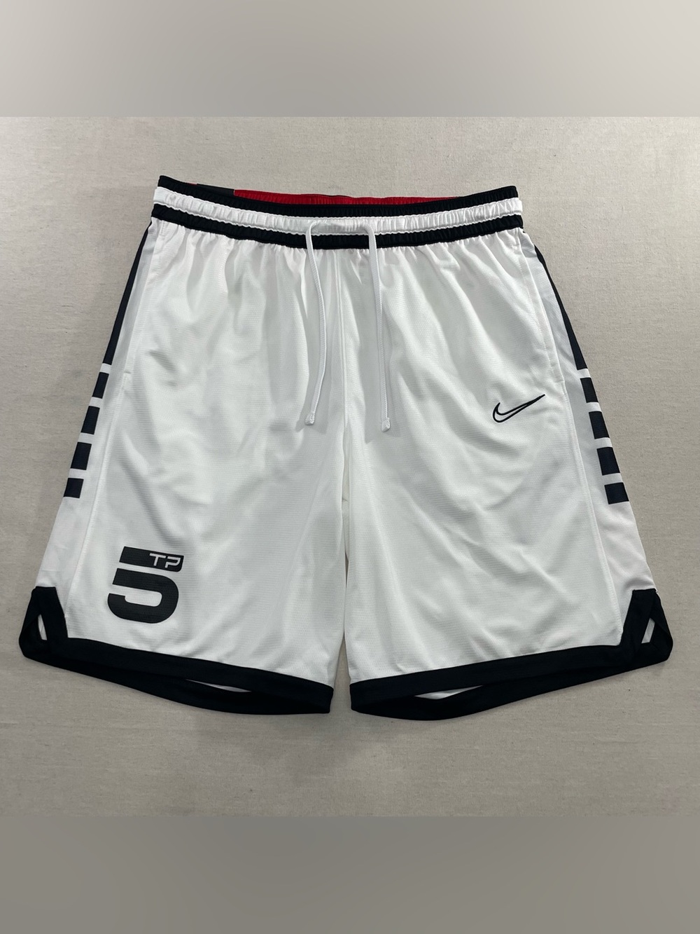 NWT Nike Dri-FIT Elite Tony Parker #5 Shorts White CI2098-100 Sz XL Loose Fit